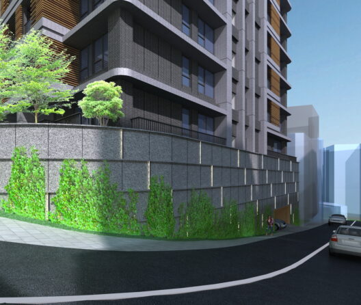 重建後沿街示意圖